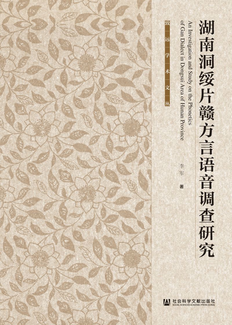 湖南洞绥片赣方言语音调查研究