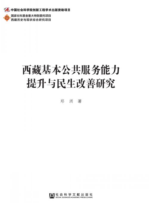 西藏基本公共服务能力提升与民生改善研究